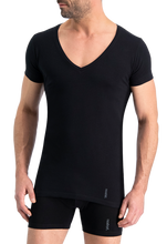 Load image into Gallery viewer, NOSHIRT lite - deep V - zwart