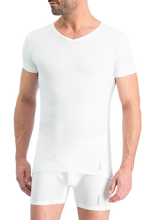 Load image into Gallery viewer, NOSHIRT lite - regular V - wit