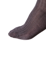 Load image into Gallery viewer, NOSOCKS long - donkergrijs - tenen