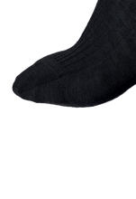 Load image into Gallery viewer, NOSOCKS long - zwart - tenen