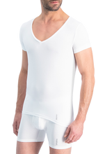 Load image into Gallery viewer, NOSHIRT original - deep V - wit