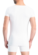 Load image into Gallery viewer, NOSHIRT performance - regular V - wit - achterkant