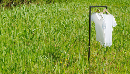 Een T-shirt van natuurlijke houtvezel
