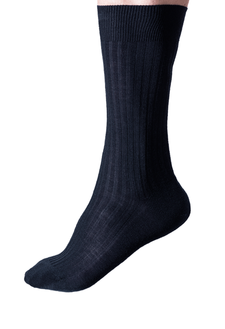 NOSOCKS long wool - donkerblauw