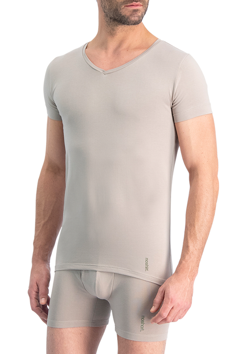 NOSHIRT original - regular V - invisible khaki